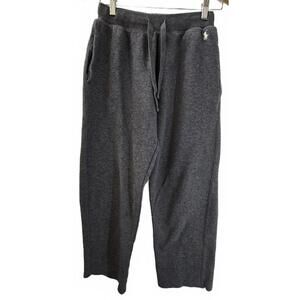 Polo Ralph Lauren Gray Knit Sweatpants Sleepwear with Drawstring Waist Size S